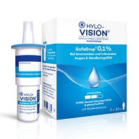 HYLO-VISION SafeDrop 0,1% Augentropfen - 2X10ml - gereizte Augen