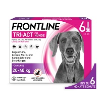 FRONTLINE Tri-Act Lsg.z.Auftropfen f.Hunde 20-40kg - 6Stk - Tiergesundheit